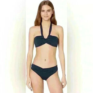 Seafolly Collective Halter Bandeau top and bottoms set